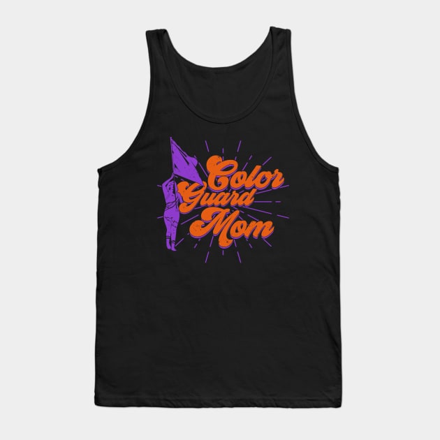 Flag Spinning Color Guard Mom Tank Top by Dolde08